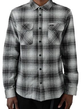 RVCA Black and White Plaid Shirt